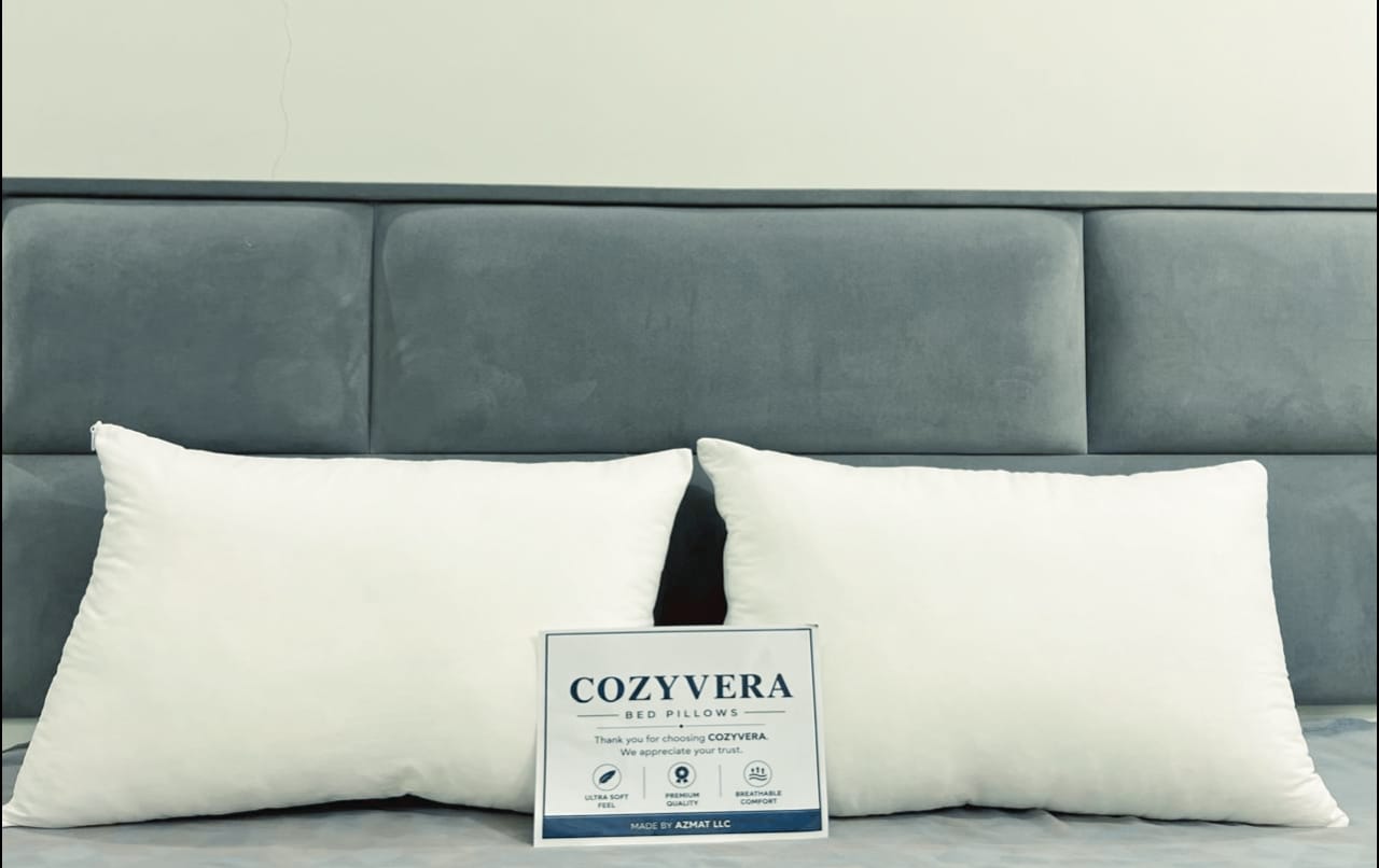 COZYVERA BED PILLOW PACK OF 2 (QUEEN SIZE 20X30 INCH)