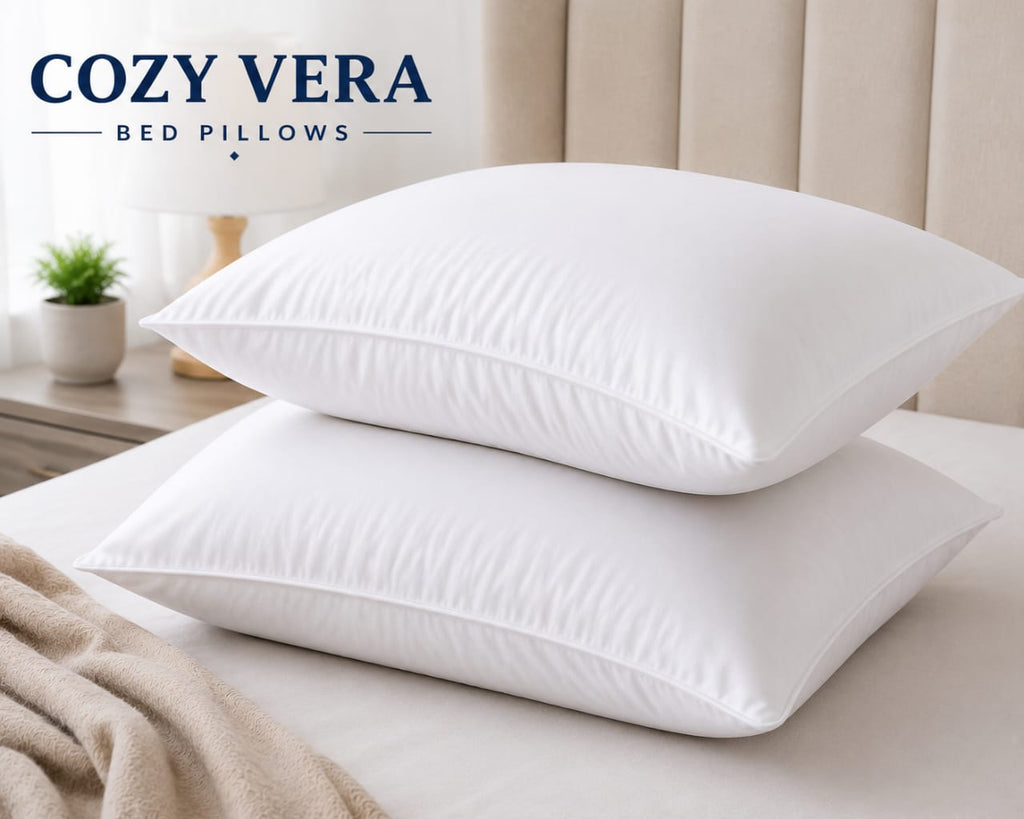 COZYVERA BED PILLOW PACK OF 2 (QUEEN SIZE 20X30 INCH)