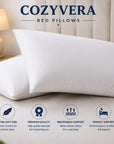 COZYVERA BED PILLOW PACK OF 2 (QUEEN SIZE 20X30 INCH) FOR USA,UK and Canada Customers