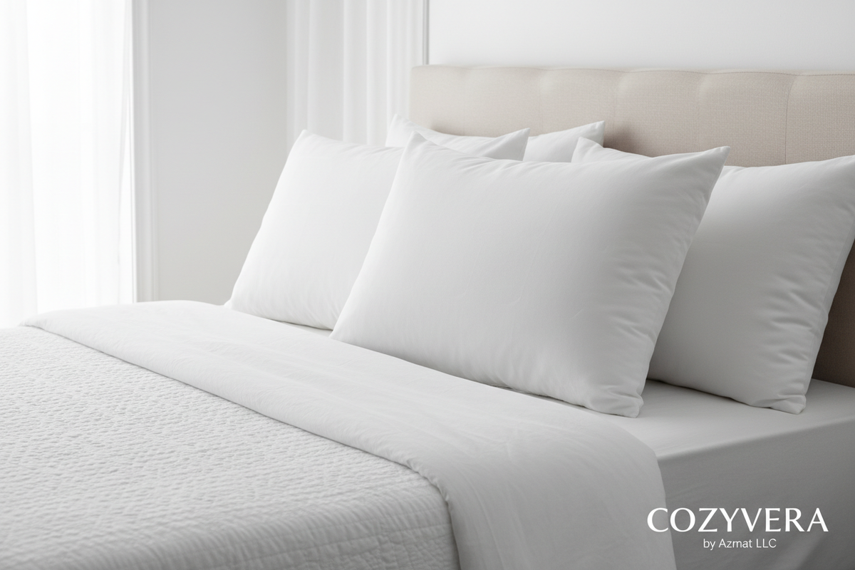 COZYVERA BED PILLOW PACK OF 2 (QUEEN SIZE 20X30 INCH) FOR USA,UK and Canada Customers